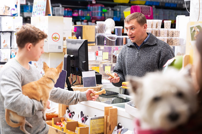 economia para pet shop